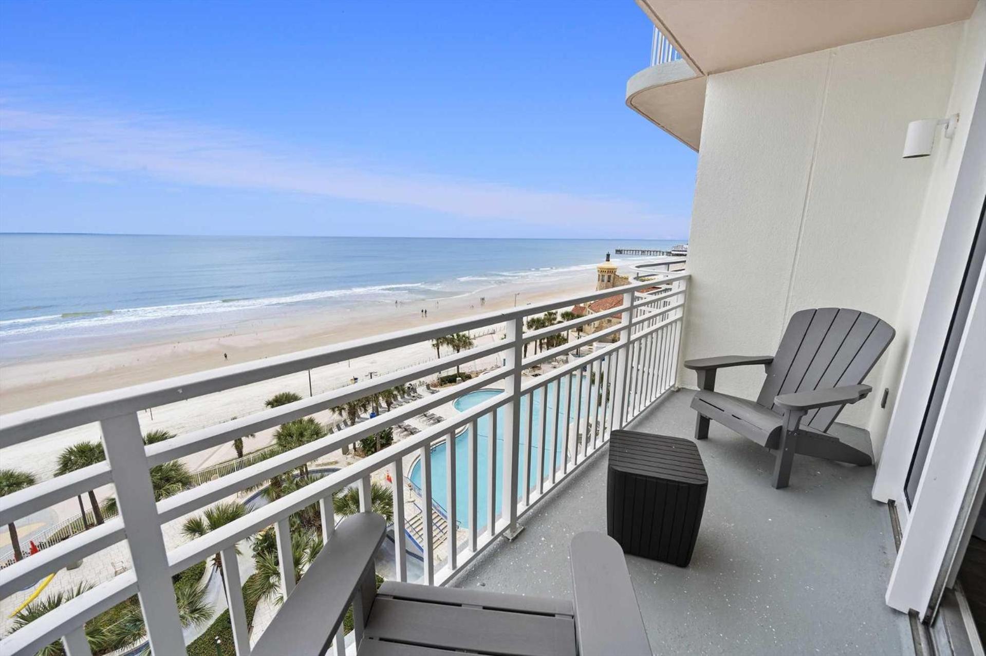 Luxury 8Th Floor 2 Bedroom Condo Direct Oceanfront Wyndham Ocean Walk Resort Daytona Beach | 801 外观 照片